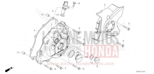 PANNEAU CARTER-MOTEUR G. CBF125NAR de 2024